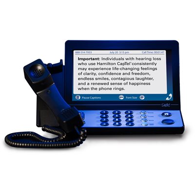 Hamilton CapTel 2400i Caption Phone with Touch-Screen Navigation
