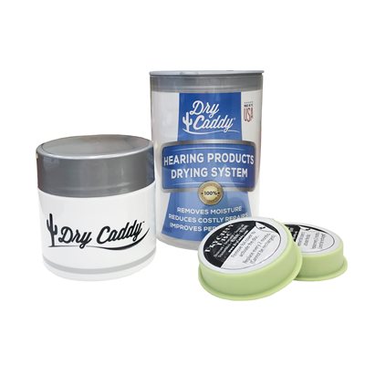 Dry Caddy Dehumidifier with Year's Supply of Dessiccant Disks